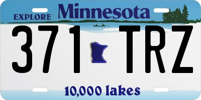 MN license plate 371TRZ