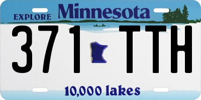 MN license plate 371TTH