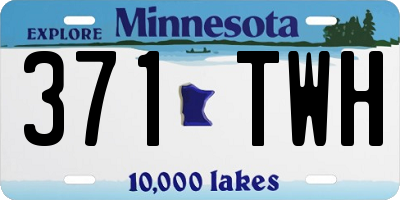 MN license plate 371TWH