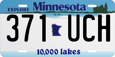 MN license plate 371UCH