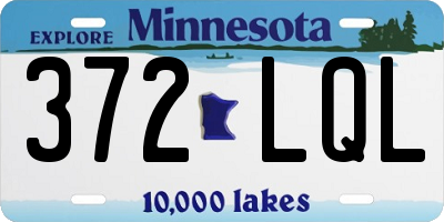 MN license plate 372LQL