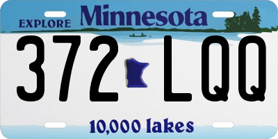MN license plate 372LQQ