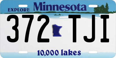 MN license plate 372TJI