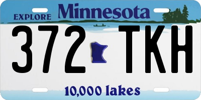 MN license plate 372TKH