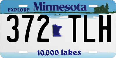 MN license plate 372TLH