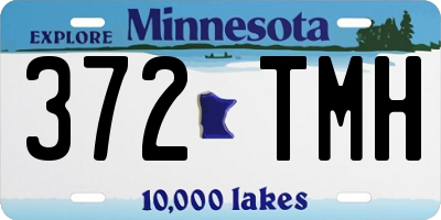 MN license plate 372TMH