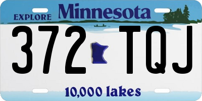 MN license plate 372TQJ