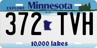 MN license plate 372TVH