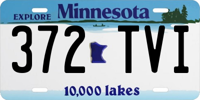 MN license plate 372TVI