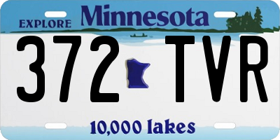 MN license plate 372TVR