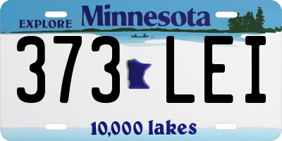 MN license plate 373LEI