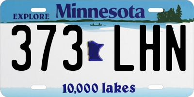 MN license plate 373LHN
