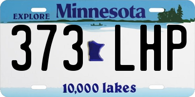 MN license plate 373LHP