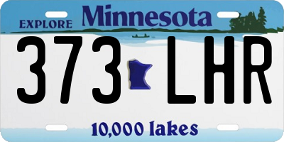 MN license plate 373LHR