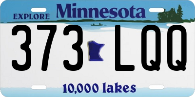 MN license plate 373LQQ
