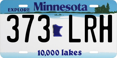 MN license plate 373LRH