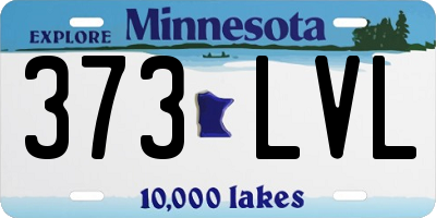 MN license plate 373LVL