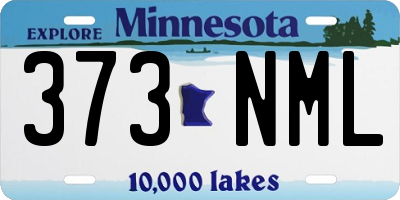 MN license plate 373NML