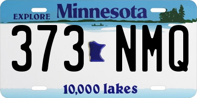 MN license plate 373NMQ
