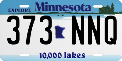 MN license plate 373NNQ