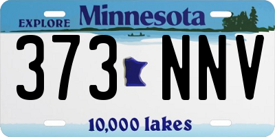 MN license plate 373NNV