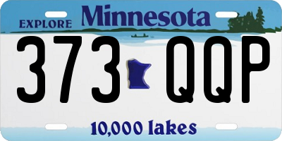 MN license plate 373QQP