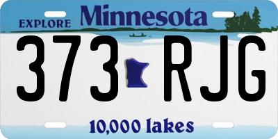 MN license plate 373RJG