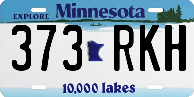 MN license plate 373RKH