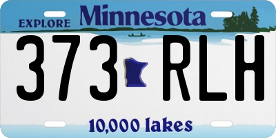 MN license plate 373RLH