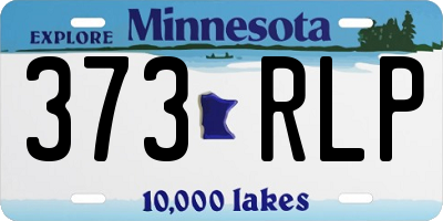 MN license plate 373RLP