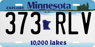 MN license plate 373RLV