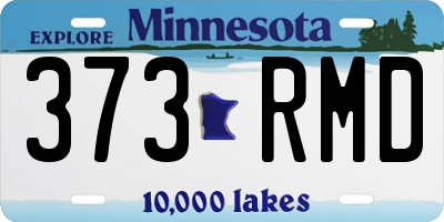 MN license plate 373RMD