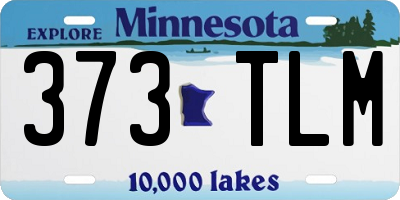 MN license plate 373TLM