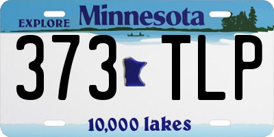 MN license plate 373TLP