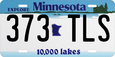 MN license plate 373TLS