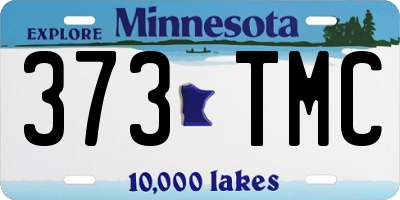 MN license plate 373TMC