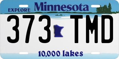 MN license plate 373TMD