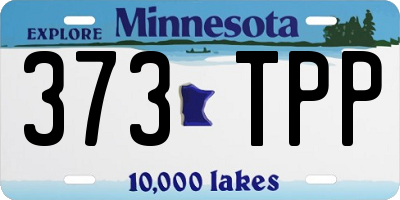 MN license plate 373TPP