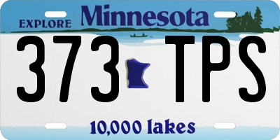 MN license plate 373TPS