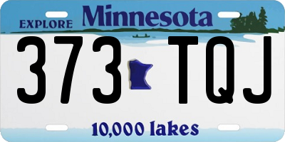 MN license plate 373TQJ