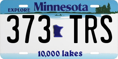 MN license plate 373TRS