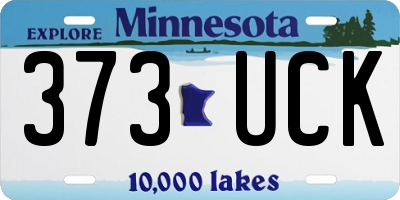 MN license plate 373UCK