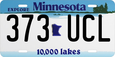 MN license plate 373UCL