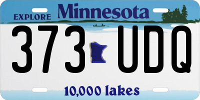 MN license plate 373UDQ