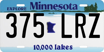 MN license plate 375LRZ
