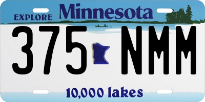 MN license plate 375NMM