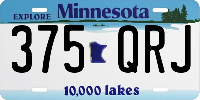 MN license plate 375QRJ