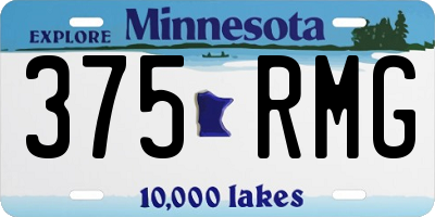 MN license plate 375RMG