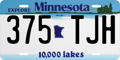 MN license plate 375TJH
