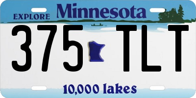 MN license plate 375TLT